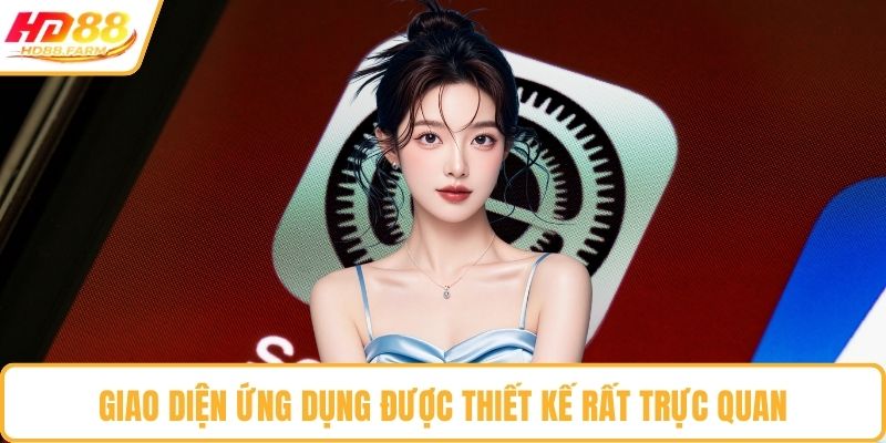 Giao diện ứng dụng được thiết kế rất trực quan