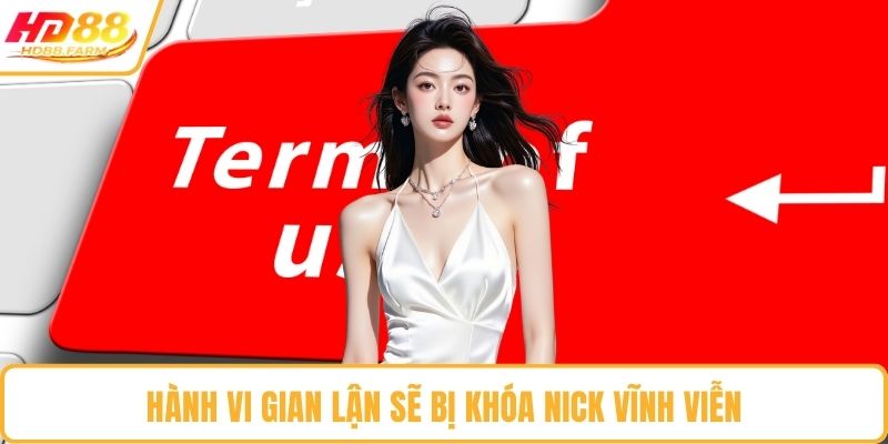Hành vi gian lận sẽ bị khóa nick vĩnh viễn